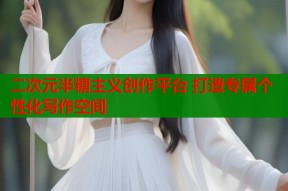 二次元半糖主义创作平台 打造专属个性化写作空间