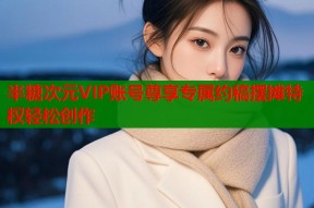 半糖次元VIP账号尊享专属约稿摆摊特权轻松创作