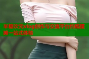 半糖次元vlog创作与交流平台约稿摆摊一站式体验