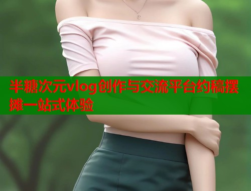 半糖次元vlog创作与交流平台约稿摆摊一站式体验  第1张