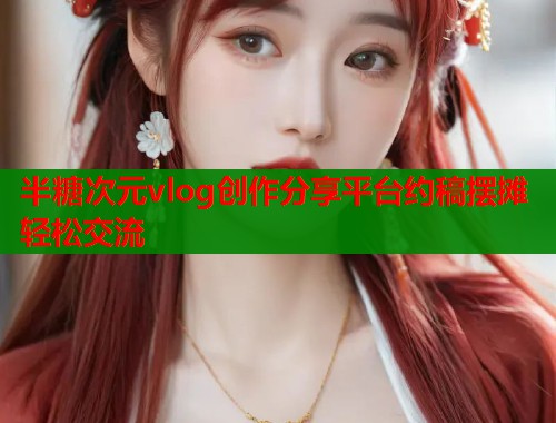 半糖次元vlog创作分享平台约稿摆摊轻松交流  第1张