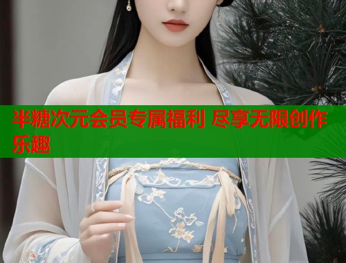 半糖次元会员专属福利 尽享无限创作乐趣  第2张