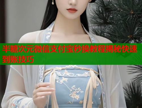 半糖次元微信支付宝秒换教程揭秘快速到账技巧  第1张
