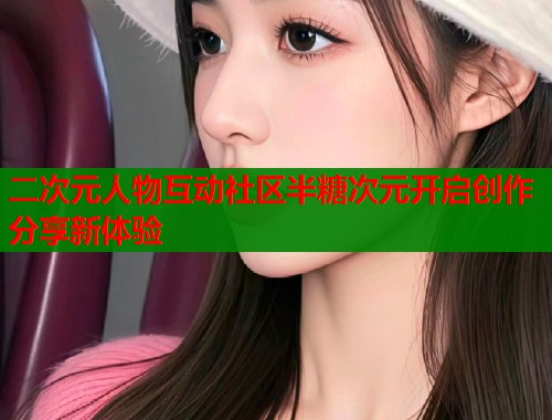 二次元人物互动社区半糖次元开启创作分享新体验  第1张
