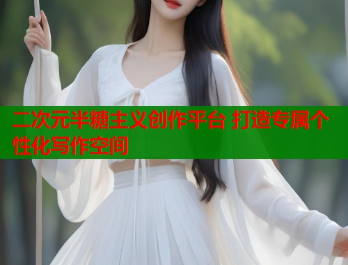 二次元半糖主义创作平台 打造专属个性化写作空间  第1张