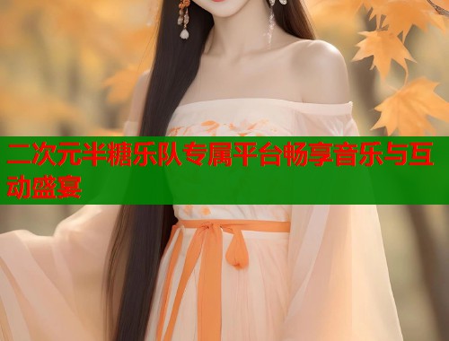 二次元半糖乐队专属平台畅享音乐与互动盛宴  第1张