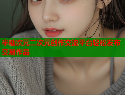 半糖次元二次元创作交流平台轻松发布交易作品  第1张